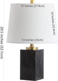 Judson Black Marble Finish 21-inch Bedroom Living Room Home Office Desk Nightstand Table Lamp (LED Bulb Included)