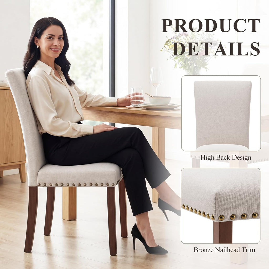 Upholstered Dining Chairs Set of 4