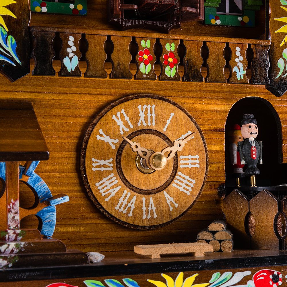Cuckoo Clock Pendulum Quartz Wall Clock Black Forest House Home Decor
