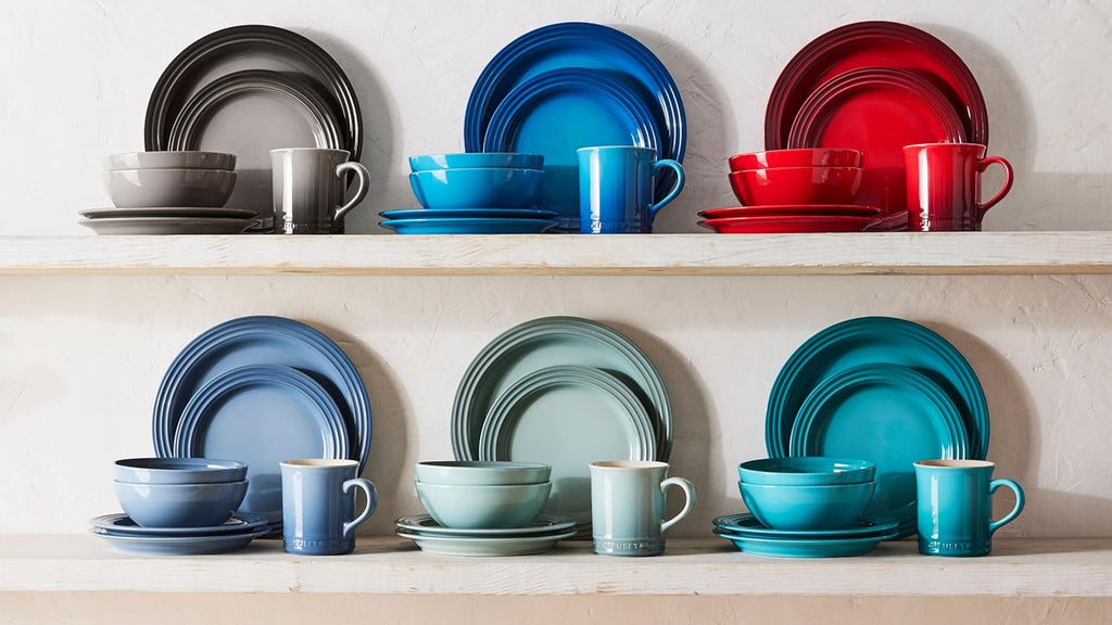 Stoneware Dinnerware Set, 16 pc., Oyster