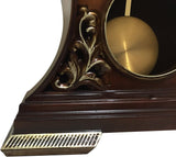 Le'raze Elegant, Decorative,Grandfather Clock Hand Painted Wood Modern Mantel with Swinging Pendulum Shelf,Tabletop,Desk,Buffet, Color...
