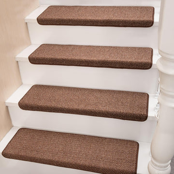 Bullnose Carpet Faux Sisal for Wooden Steps Indoor