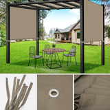 Universal Canopy Cover Replacement for 17x6.8 Ft Outdoor Per - Image 5