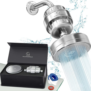 Filtered Shower Head & 20 Stage Shower Filter - Standard - Chrome