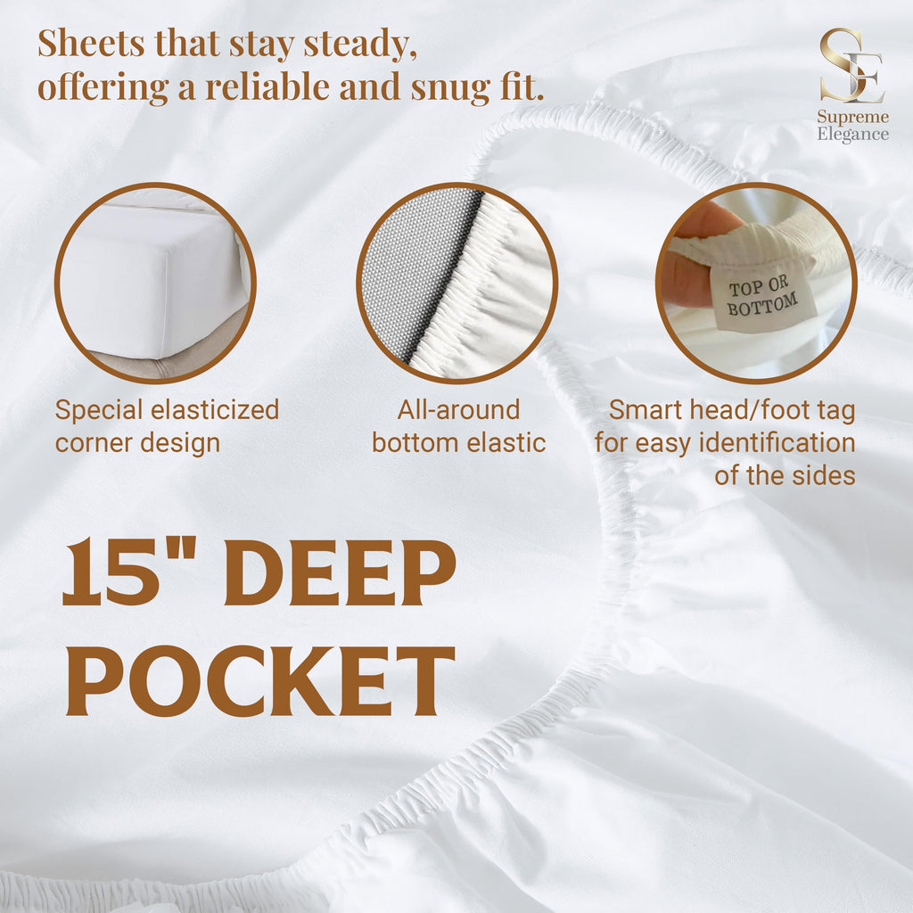 Percale Full Cooling Sheets Set, 100% Cotton, Soft Gray