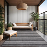 Stripe Outdoor Rug 5x7 Washable Outside Carpet for Indoor Patio Porch Waterproof Easy Cleaning Non S