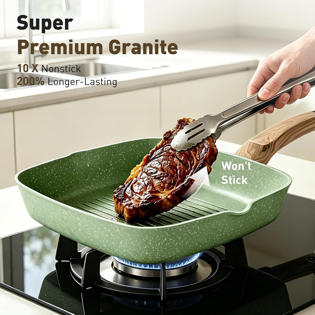 30 Piece Pots and Pans Set, Kitchen Cookware Sets Non Stick | Induction Compatible, PFOA & PFOS Free, Bakeware Sets