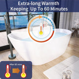 59" Acrylic Free Standing Tub, Stand Alone Tub, Freestanding Bathtub, Soaking Bathtub, cUPC Certified, CM(Glossy White)