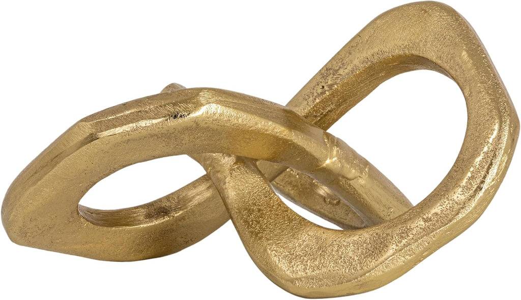 Gold Abstract Metal Figurine