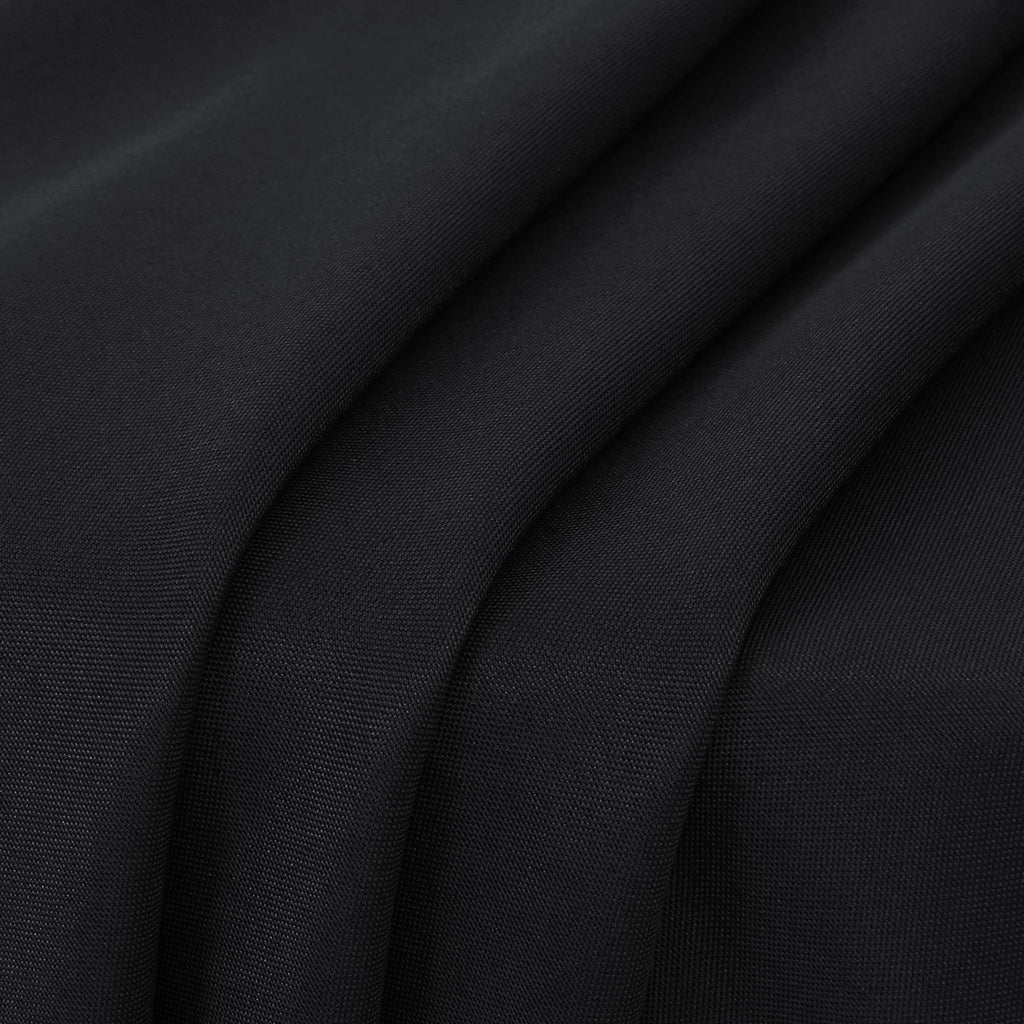 Round Tablecloth 108 Inch Black, 6 Pack