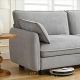 MCombo Oversized Modular Sectional Sofa, FSC Certified L Shaped Cloud Sectional Couches for Living Room