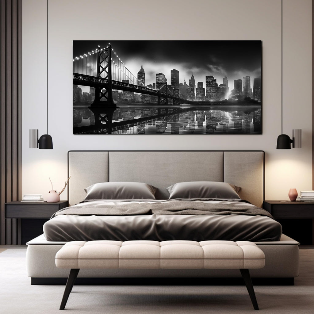 Brooklyn Bridge Canvas Wall Large City Wall Decor