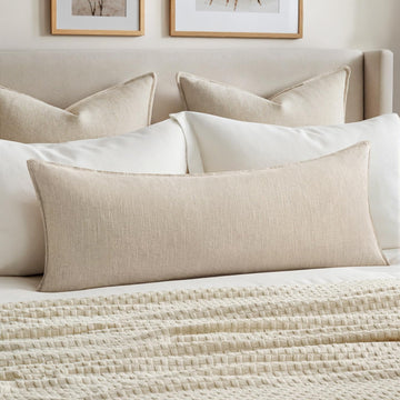 Decorative Long Lumbar Throw Pillow Cover