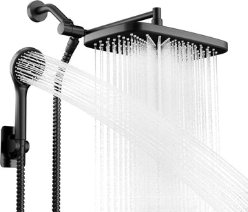 Wide Rain Shower Head With 5 Modes Handheld Showerheads