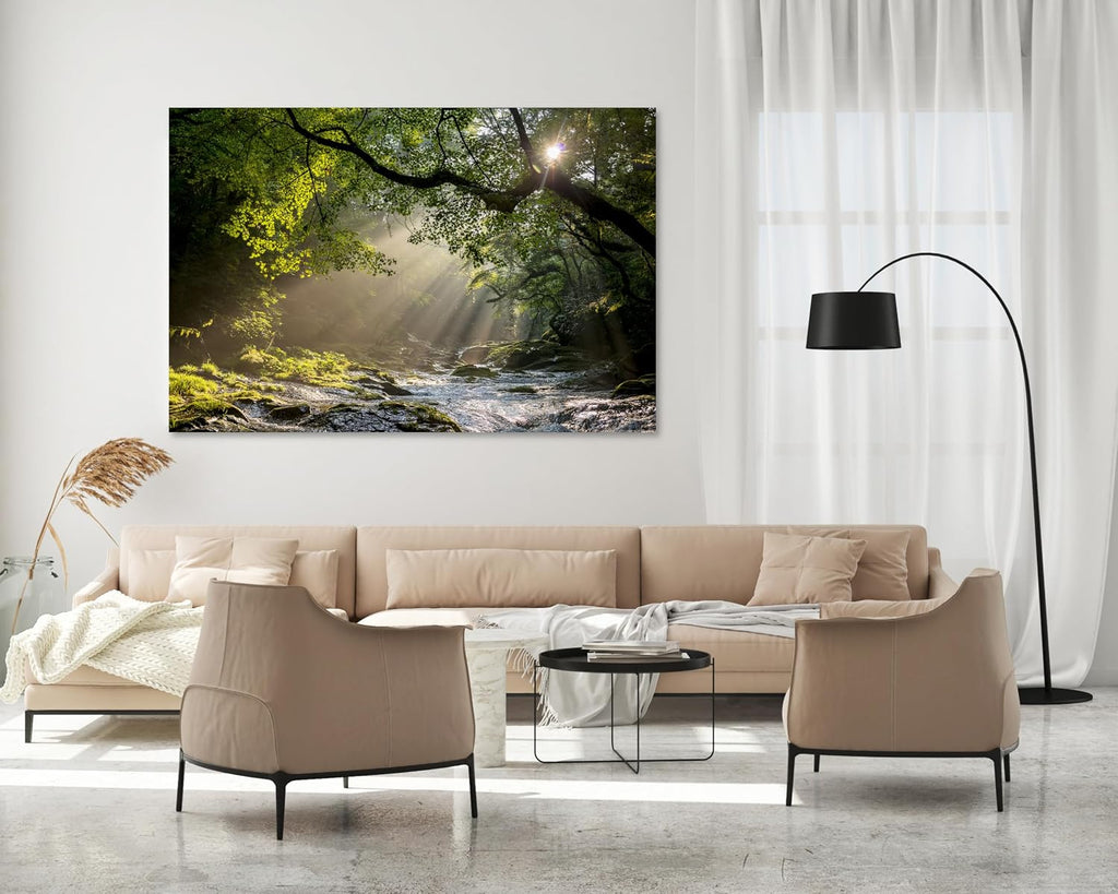 Nature Wall Art Prints - Ocean Forest Mountain Lake Canvas Landscapes - Small to Extra Large Living Room Bedroom