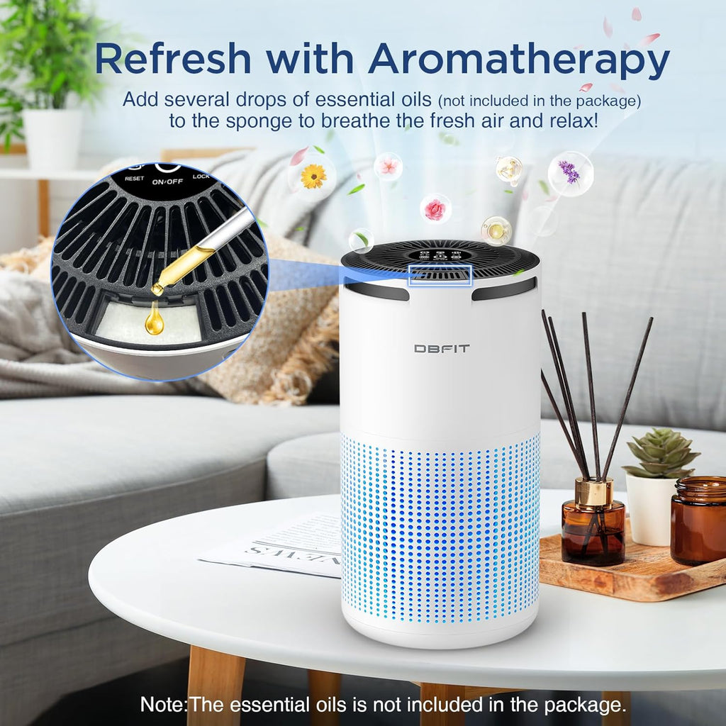 Air Purifiers for Home Large Room Up to 1500ft² with Aromatherapy, H13 HEPA Air Purifier Air Cleaner