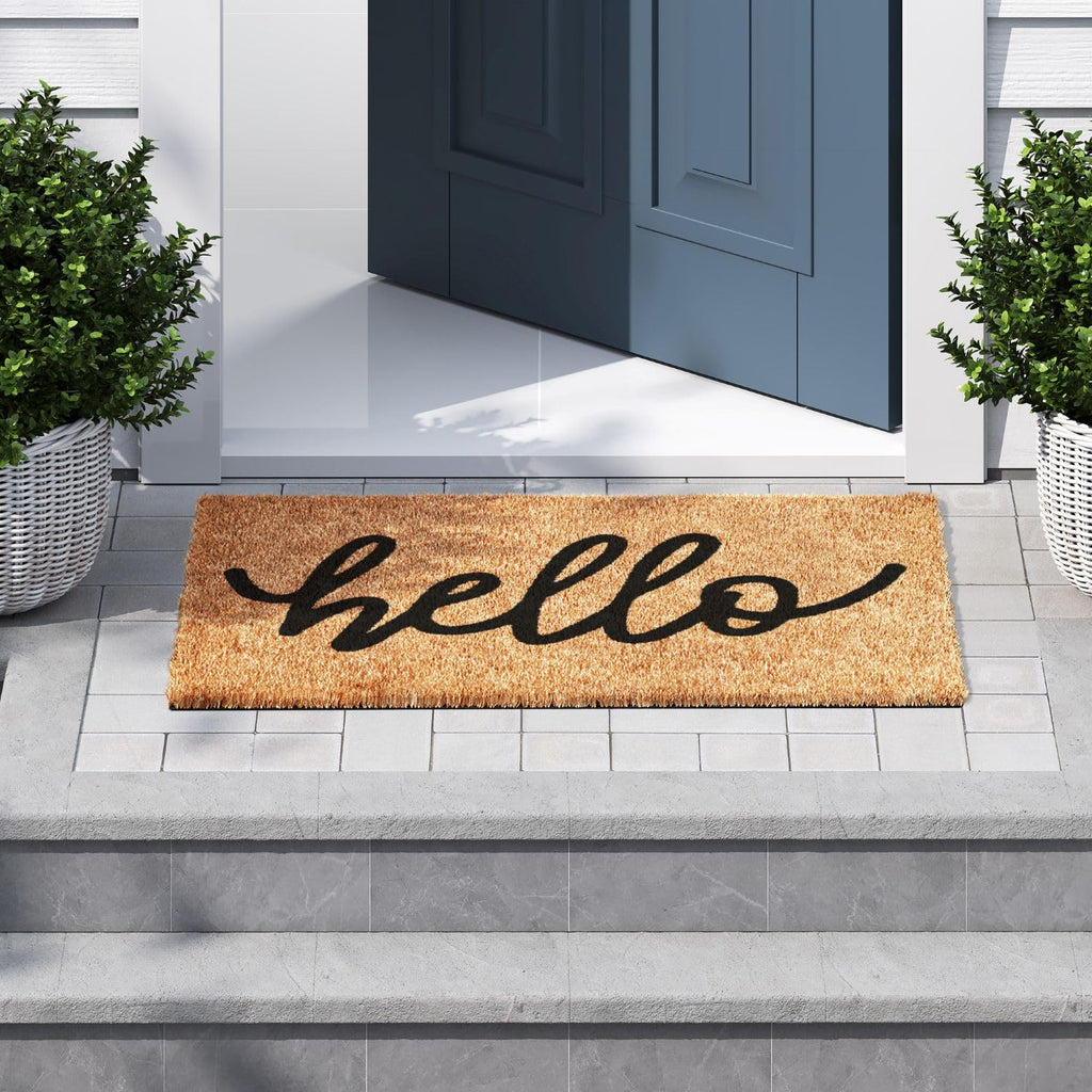 Front Door Welcome Mat (Hello, 36x24)