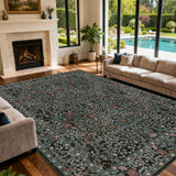 Extra Large 10x14 Area Rug for Living Room, Washable Rugs for Dining Room, Bedroom, Non Slip Stain R