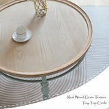 Rustic Farmhouse Round Coffee Table, French Country Vintage Center Table,φ31.5'' x18.9''H Rustic Solid Wood with