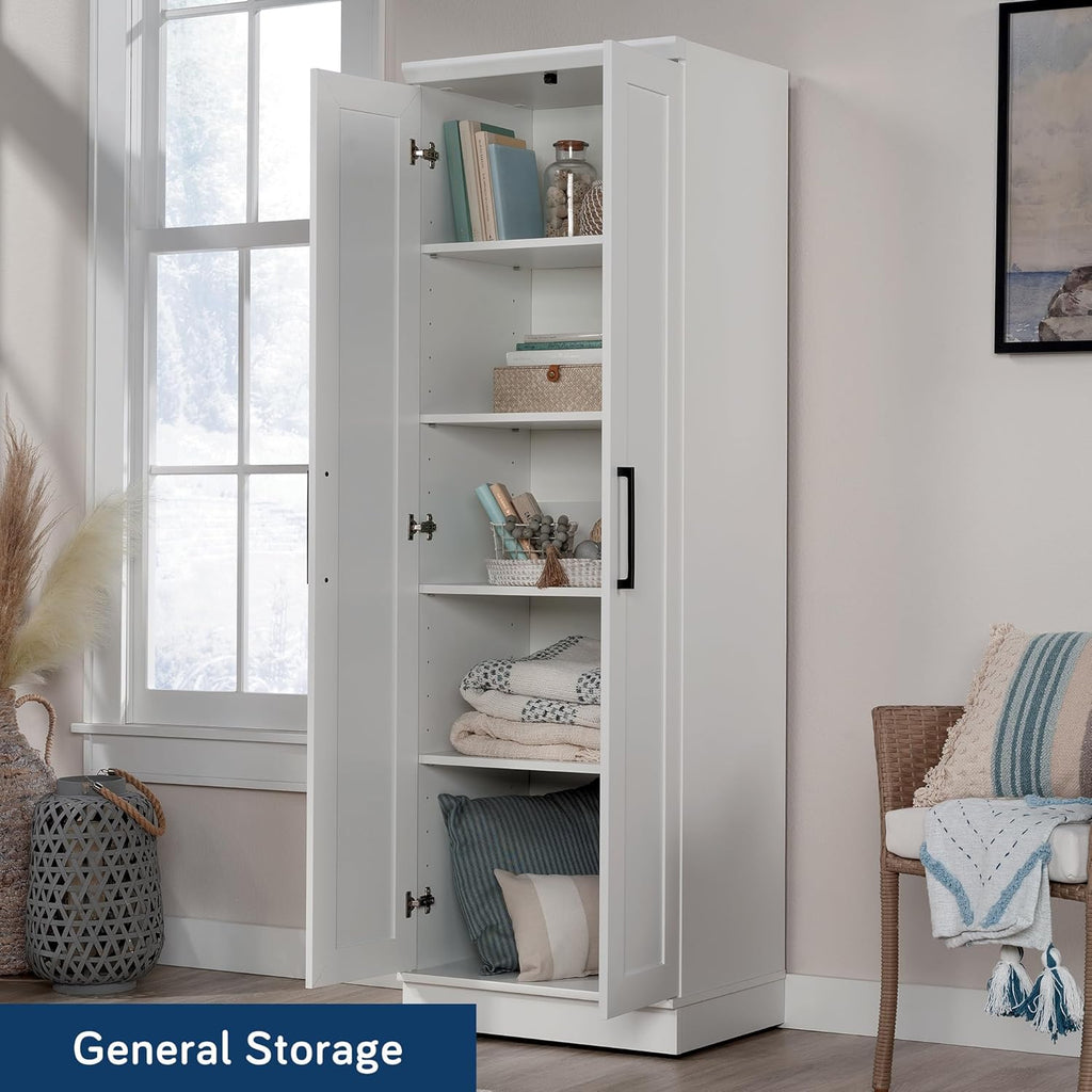 HomePlus Storage Cabinet/ Pantry cabinets, Soft White finish