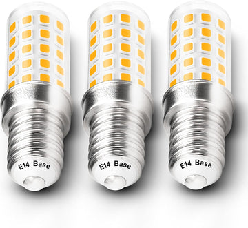 E14 LED Bulb AC100V-265V Warm White 2700K 4W T6 C7 European Base, 3 Pack