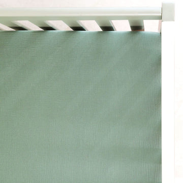 Soft Muslin Crib Sheet 1 Pack, 100% Cotton Crib Sheets for Boys and Girls, Fit Standard Crib Mattresses 52" x 28"