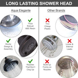 Massage Shower Head With Mist - High Pressure Boosting, Multi-Function