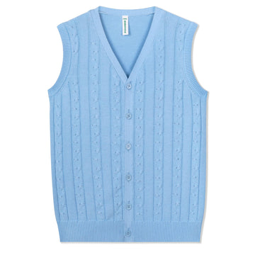 100% Cotton Kids Button Cardigan School Uniform