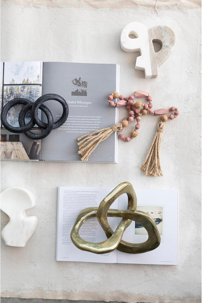 Gold Abstract Metal Figurine