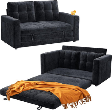 Convertible Sofa Bed, Folding Sofa Bed 2 in1 Pull Out Loveseat Sleeper Sofa, Floor Sofa Bed Folding Couch Bed with