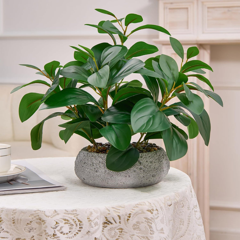 Realistic Artificial Potted Plants Olive Wild Fern Berry Decor Low Maintenance Faux Greenery Indoor Fake Plants
