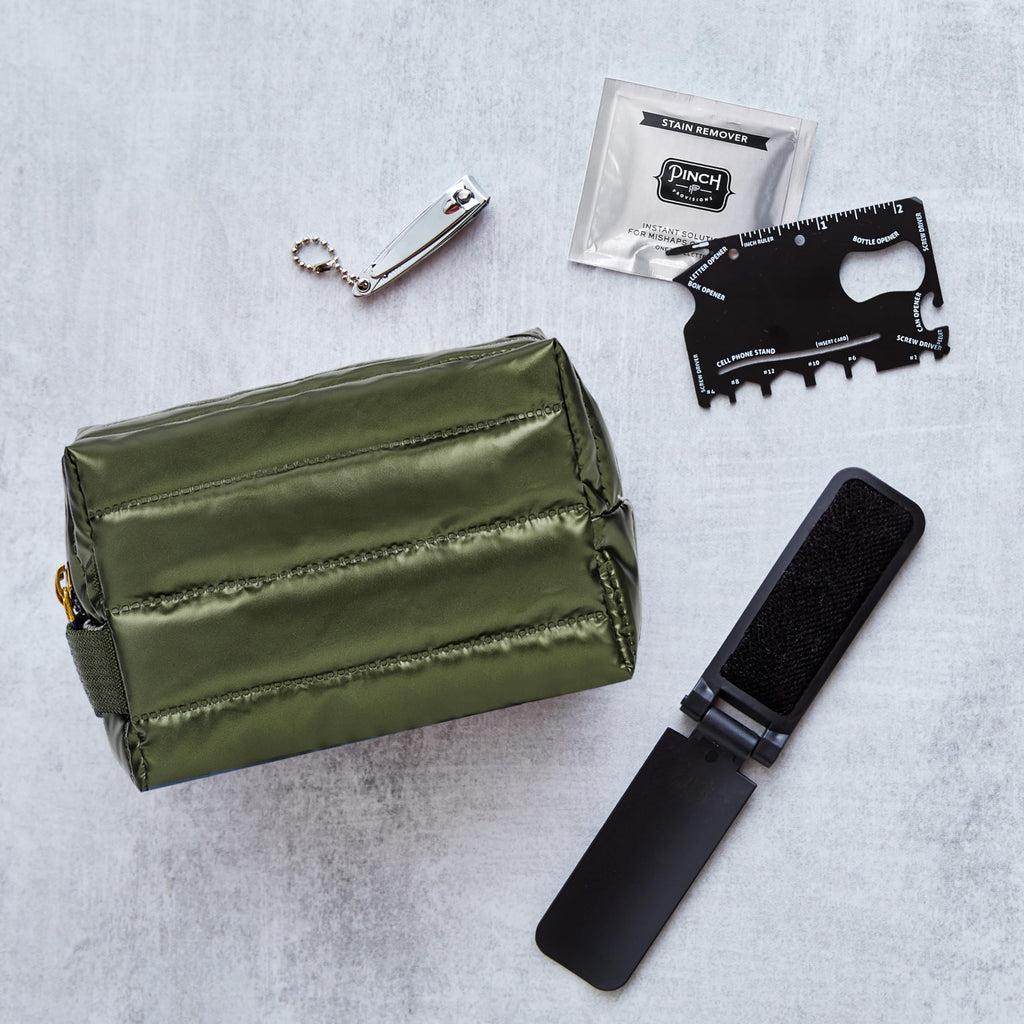 Hemergency Kit for Men, Includes 30 Style & Grooming Essentials, Gift & Accessory for Grooms, Best Man, Personal