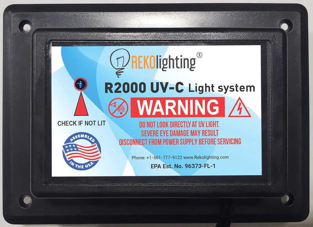 REKO Lighting R2000 Air Purifier Whole House Uv uvc Light in Duct for HVAC Ac (Air Conditioning) Duc