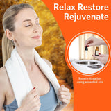 Sauna Box, Portable Steam Tent for Home Detox and Relaxation, Includes 3L Steamer, Remote Controller, Folding Chair
