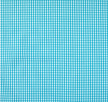 Gingham 1/8 Inch Checkered Poly Cotton Fabric by The Yard, 58"/60" Turquoise