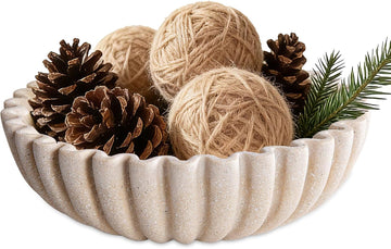 Large Decorative Bowl decor,Decorative Fruit Bowl Counter, Table Centerpieces, Modern Key Bowl for Entry Table