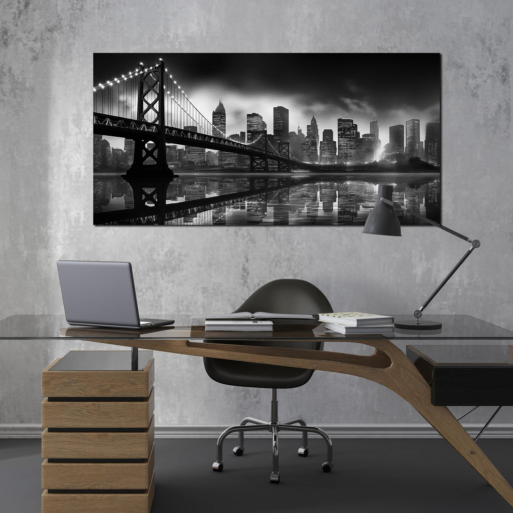 Brooklyn Bridge Canvas Wall Large City Wall Decor