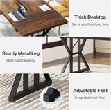 70.8-Inch Executive Desk, Large Computer Office Desk Workstation