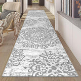 Hallway Runner Rug 2'x10' Washable Vintage Distressed Area Rugs Non Slip Laundry Rug Runner Boho Flo