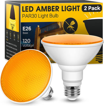 LED Bug Lights for Outside, 12W Yellow Bug Light Bulbs Outdoor