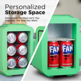 IBMF4MNT Mini Fridge For Bedroom, Skincare Refrigerator, Portable Cooler & Warmer for Makeup, for Office & Home, Mini