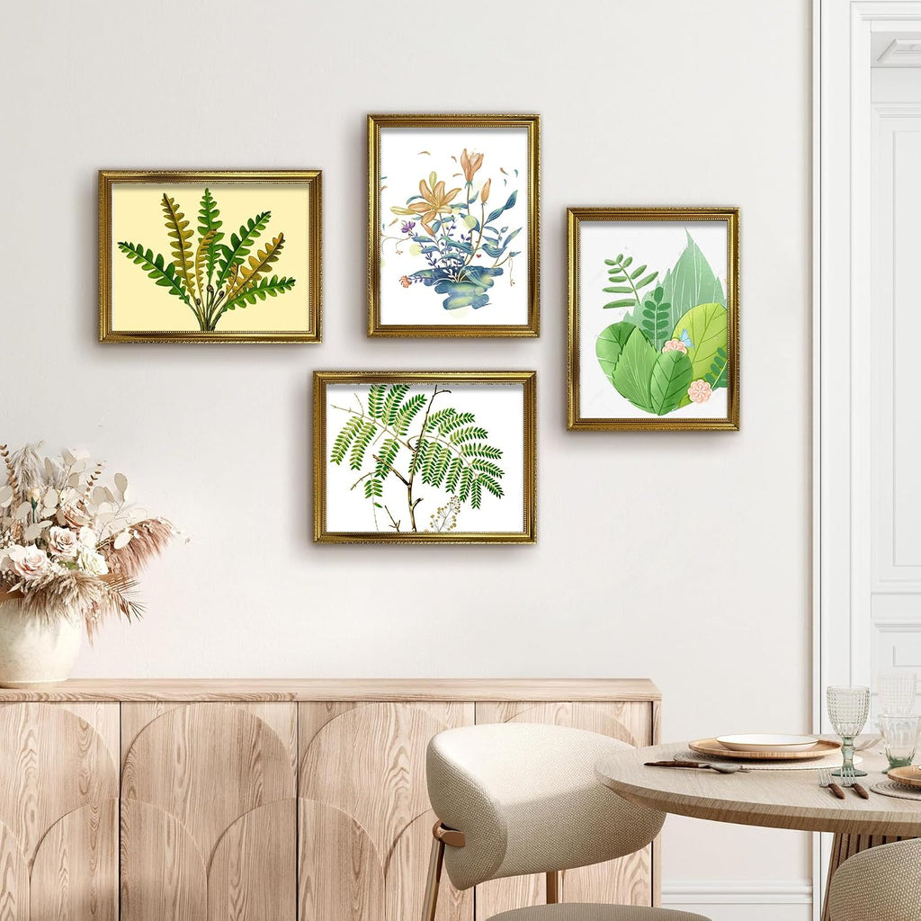 11x14 Picture Frame Gold, Frames 11 x 14 with Shatterproof Crystal Acrylic for Wall Gallery, 4 Pack