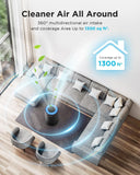 Air Purifiers for Home Large Room Pets Up to 1300 Sq Ft, H13 True HEPA Air Purifier Cleaner with 360