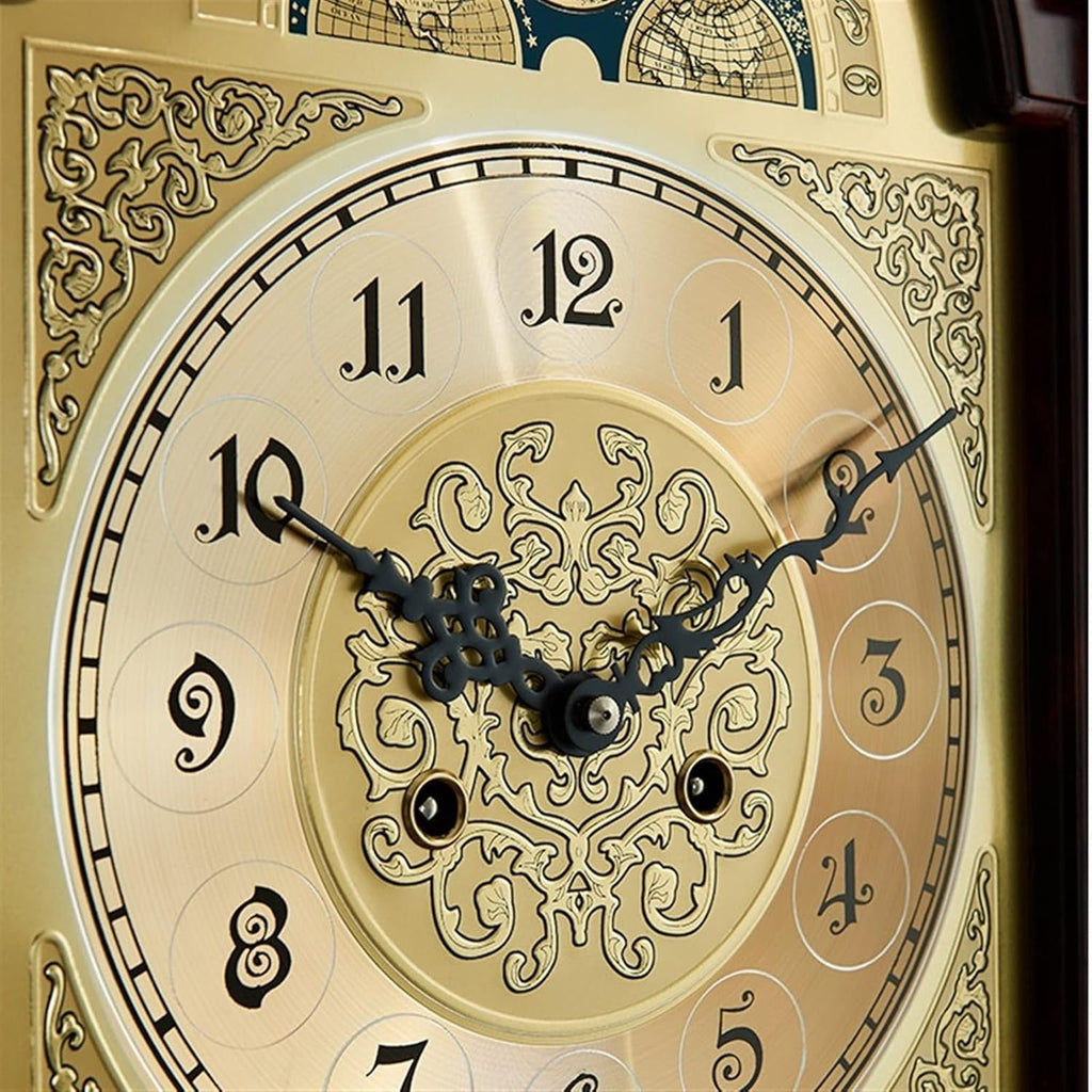 Grandfather Clock, Solid Wood Classical Vertical Clock, Vertical Clock, Chinese Style Floor Clock, European Style Living Room Pendulum...