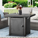 Fire Pit with Grill for Outside Wood Burning