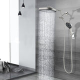 14 Inch Rain Shower Head with 5+1 Settings Handheld Spray Combo