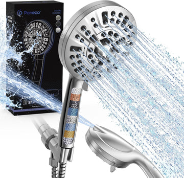 High Pressure Shower Head Handheld 5" Large