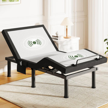 Twin XL Adjustable Bed Frame with Massage and Head & Foot Incline