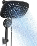 Rain Shower Head with Handheld, High Pressure Rainfall Showerhead Combo with 5 Handheld Water Spray Modes for Bathroom
