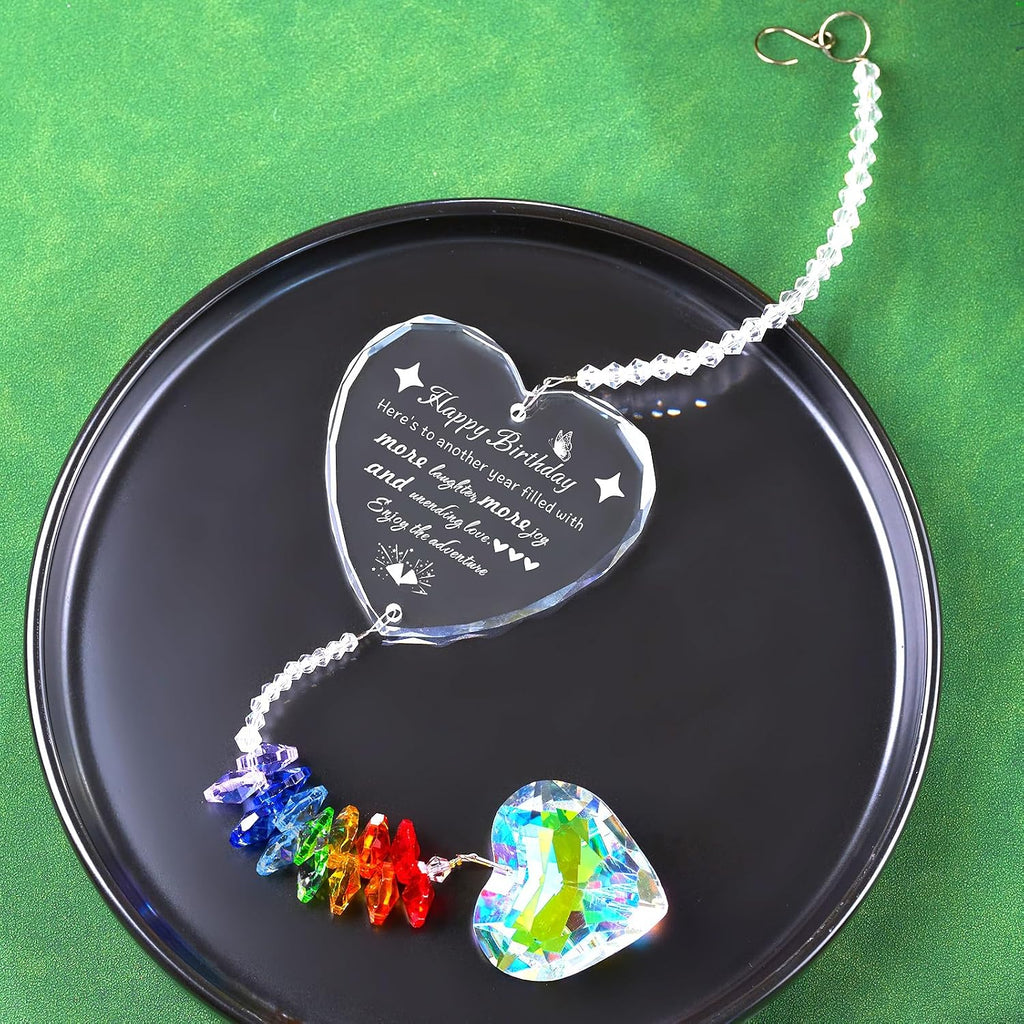 Crystal Suncatcher Birthday Gifts for Women Daughter Girlfriend Mom Her Girl Friend Sister Nurse Doctor Teacher